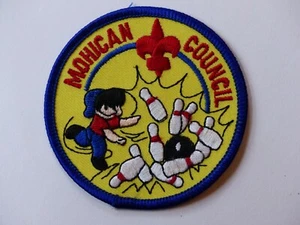 Unused Vintage Mohican Council NY New York Boy Scout BSA Patch Bowling Design - Picture 1 of 2
