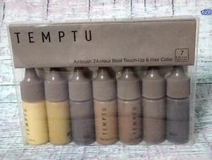 TEMPTU Airbrush Root Touch Up & Temporary Hair Color 7 PC Starter Set- Long-Wear - Picture 1 of 13