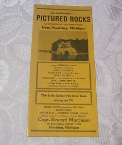 FOTO ROCK MUNISING CRUCERO TIGER LADY II MICH VIAJE DE COLECCIÓN - Imagen 1 de 3