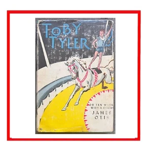 Vintage 1939 AltCover Toby Tyler or Ten Weeks With a Circus James Otis HCDJ Book - Imagen 1 de 24