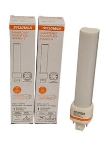 (2-PACK) NEW Sylvania 40020 LED9/PB/GX24Q/H/830 9W LED LAMP - Picture 1 of 6