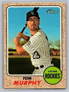 2017 Topps Heritage #703 Tom Murphy SP - Picture 1 of 2