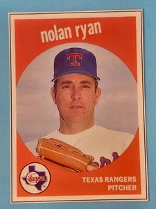 1989 Baseball Card Magazine Repli-Cards Nolan Ryan Texas Rangers #45 ⚾ - Picture 1 of 2