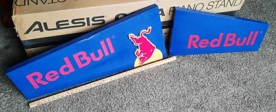 RARE Red Bull Metal LARGE Sign 34" & 25" Long - Heavy Duty Advertising Man Cave - Image 1 of 4