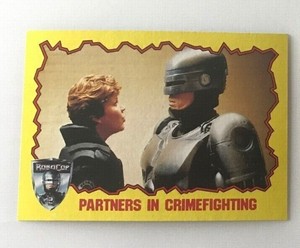  Robocop 2 Topps 1990 Trading Card - PARTNERS IN CRIMEFIGHTING # 9
