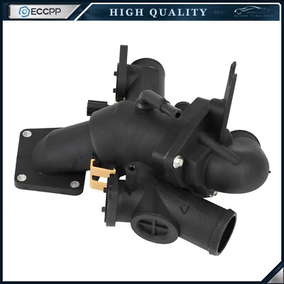 For Jaguar S-Type Vanden Plas XF XJ8 XK 4.2L Water Outlet & Thermostat Housing - Imagem 1 de 4