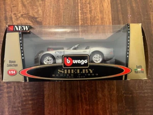 BURAGO 1/24 BIJOUX COLLECTION SHELBY SERIES F 1999 DIE CAST CAR BBURAGO NEW - Foto 1 di 4