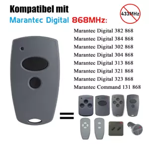 Mando a distancia compatible con Marantec Digital 304/384/302/313/321/323/131 868MHz - Imagen 1 de 6