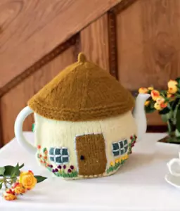 Strickanleitung Kopie 4098.   Tee kuschelig gestrickt in der Runde.  Chunky - Bild 1 von 1