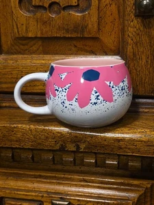 2023 Starbucks Spring Ceramic Pink Flower Mug. 14 Oz Lovely Gift - Picture 1 of 5