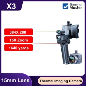 X3 Thermal Monocular Scope, 384×288 60Hz,15x Zoom Night Vision Thermal Camera - Picture 1 of 19