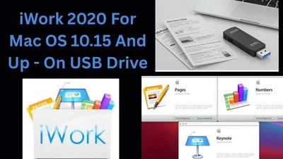 iWork 2020 Pages Numbers Keynote USB Installer For Mac OS Catalina And Up - Image 1 of 4