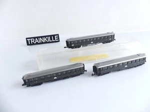 LOT 2 / MARKLIN MINI CLUB ECH Z 1:220 / 3 VOITURES VOYAGEURS - Picture 1 of 3