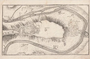 c1720 Festung Mont Royal Traben-Trarbach * Kupferstich-Plan von Bodenehr - Bild 1 von 1