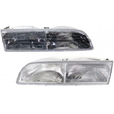 Par de faros conductor y pasajero para Ford Crown Victoria 1992-1997 Foto 1 de 4