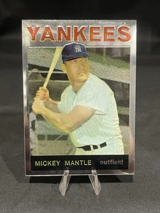 1996 Topps Finest Mickey Mantle Card #14 (1964 Topps RP) - Picture 1 of 2