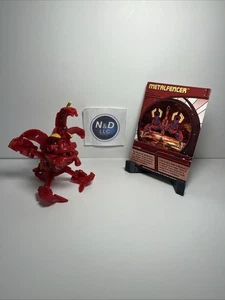 Bakugan Meta Helios Cyborg Metalfencer Red Pyrus Spectra Combat Set Nuevo Vestroia - Imagen 1 de 11