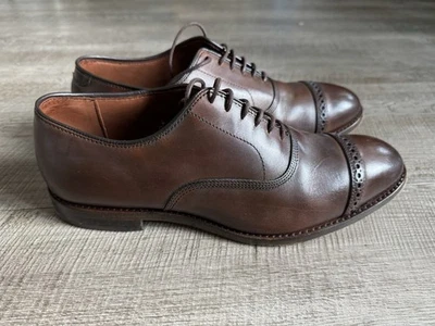 Zapatos de vestir Allen Edmonds Fifth Avenue Oxford con puntera y gorra para hombre talla 10,5 E Drk Chili Foto 1 de 4