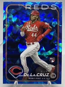 2024 Topps Chrome Update Series Sapphire Edition - Rookie Debut Elly De La Cruz - Bild 1 von 2