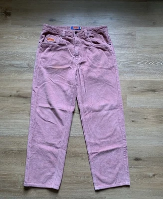 Pantalones Empyre Relax Skate Calce Suelto Rosa Pana Para Hombre Talla 32/32 Mancha Foto 1 de 4