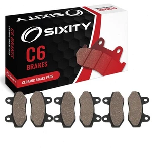 Front + Rear Ceramic Brake Pads 2011 ATK GV650 Set Full Kit V-Twin Cruiser hy - Picture 1 of 8