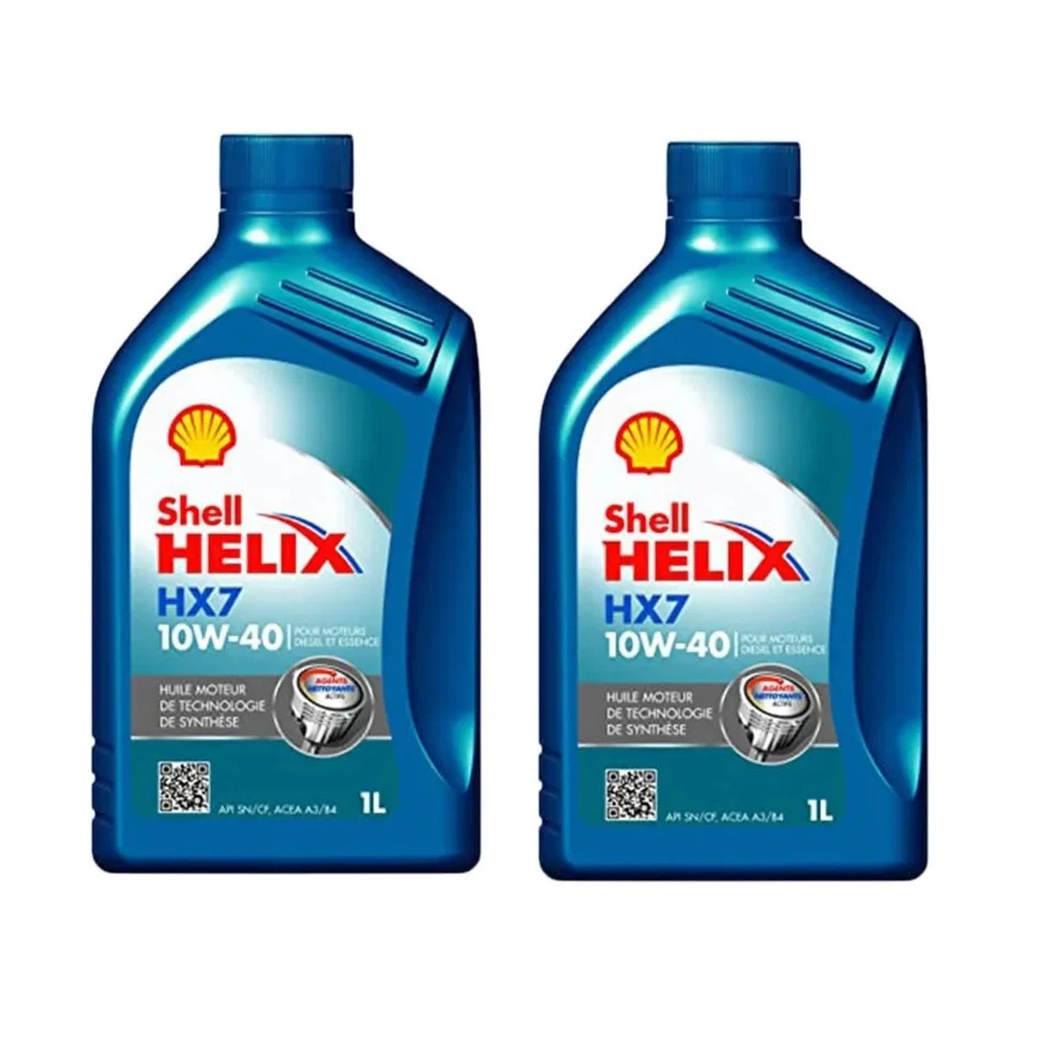 Motoröl Shell Helix HX7 10W-40 2L Flasche Motorenöl - Bild 1 von 1