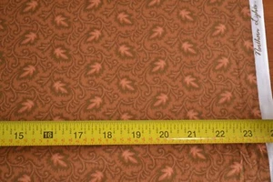 By 1/2 Yd, Orange on Brown, Thimbleberries/Northern Lights - Southern Skies, B88 - Picture 1 of 6