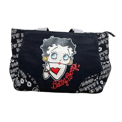 Bolso de hombro Betty Boop grande negro 18 x11 x6 SKU 1458 Foto 1 de 4