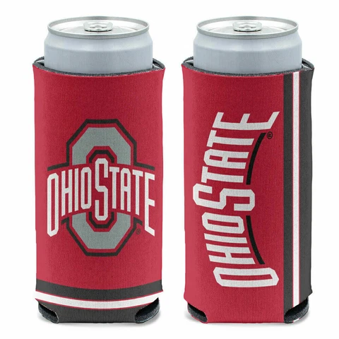 OHIO STATE BUCKEYES 12 0Z SELTZER SLIM CAN COOZIE COOLER HOLDER Cover