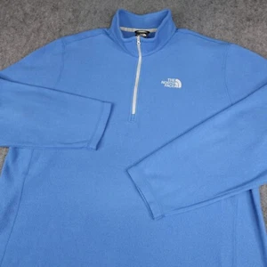 The North Face Sweater Mens XXL Blue Fleece Pullover Hiking Outdoor Lightweight - Picture 1 of 12
