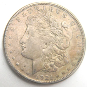 1921-S MORGAN SILVER DOLLAR OVER 103 YEARS OLD / PART OF U. S. HISTORY (651a) - Picture 1 of 4