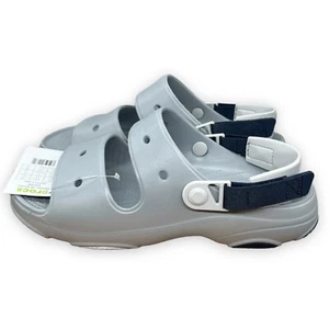 Crocs All Terrain Sandalen Erwachsene Herren 11 grau verstellbarer Riemen Strand Wandern - Bild 1 von 8