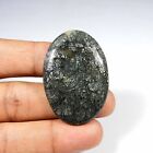 UNIQUE Gray Marcasite Gemstone Oval Shape Loose Natural Cabochon 69 Cts #7393