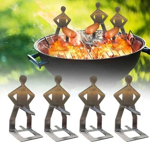 Divertido Soporte Portátil para Salchichas para Perros Calientes Barbacoa Barbacoa Acero Inoxidable - Imagen 1 de 27