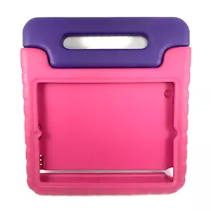 HDE iPad y Otras Tabletas Niños EVA Estuche Acolchado con Mango Giratorio Púrpura Rosa - Imagen 1 de 4