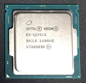 Intel Xeon E3-1275 V5 4-Core 8-thread 8MB 80W 3.60GHzL GA1150 CPU processor - Picture 1 of 1