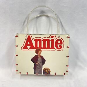 Annie Soundtrack Vinyl/ Plastic Tote Bag/ Purse Record Covers Handmade  vintage