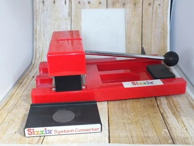 The Original SIZZIX Die-Cutter ScrapBooking Machine, System Converter & Pad  - Image 1 of 4