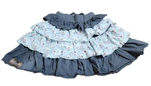 Matilda Jane Character Counts Girls Skirt Size 10 Boutique Blue Purple Gray - Picture 1 of 3