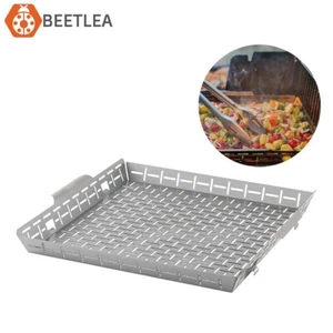 Stainless Steel Grill Basket for Outdoor/Indoor Grill and Smoker BBQ Grill Tray - Picture 1 of 7
