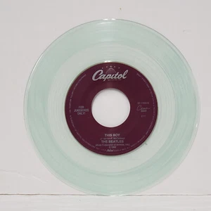 THE BEATLES I Want To Hold Your Hand / This Boy 7" Colored NM Vinyl JUKEBOX 45 - Imagen 1 de 2
