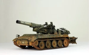ProBuilt Model 1:35 US Army M110 Self-Propelled Howitzer, Vietnam war - Picture 1 of 24