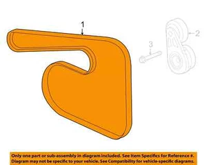 Chevrolet/GMC OEM 2018-2024 Equinox/Terrain Serpentine Belt 12654472 NIB - Picture 1 of 1