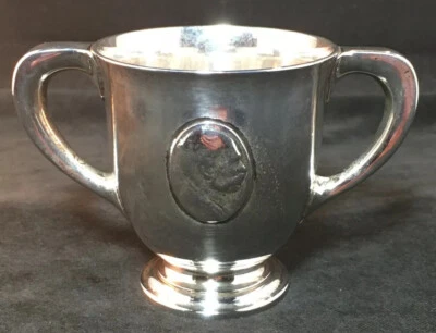 Gorham Plata Esterlina Pequeña Taza Amorosa Trofeo Howard Heinz Medallón Ketchup Foto 1 de 4