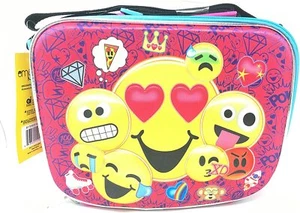 Emoji 3D Pop Lunch Bag/Box Insulated for Kids Boys Girls - Picture 1 of 1