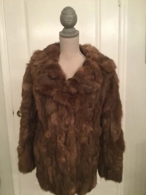 Bunny Hug Rabbits Fur Coat Size M/L - Image 1 of 4