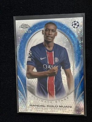 Randal Kolo Muani Topps Chrome USC-40  Blue ultimate Stage  /150 - Image 1 of 2