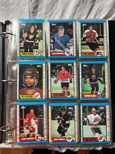 1989-90 Topps Ice Hockey NHL complete card set 1-196 cards Wayne Gretzky Mario - Picture 1 of 20