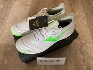 MIZUNO MORELIA NEO SALA β JAPAN TF Q1GB2510 37 Super White Pearl×Neon Green New - Picture 1 of 12