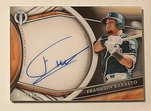 2018 Topps Tribute Signatures Franklin Barreto Rc Auto #84/199 On Card Autograph - Picture 1 of 3